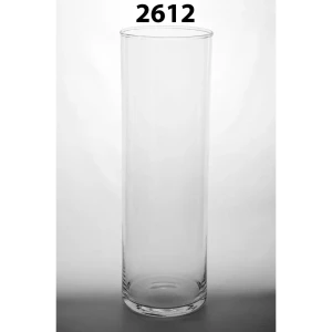 Ваза Пиксель стекло прозрачная h 33 см