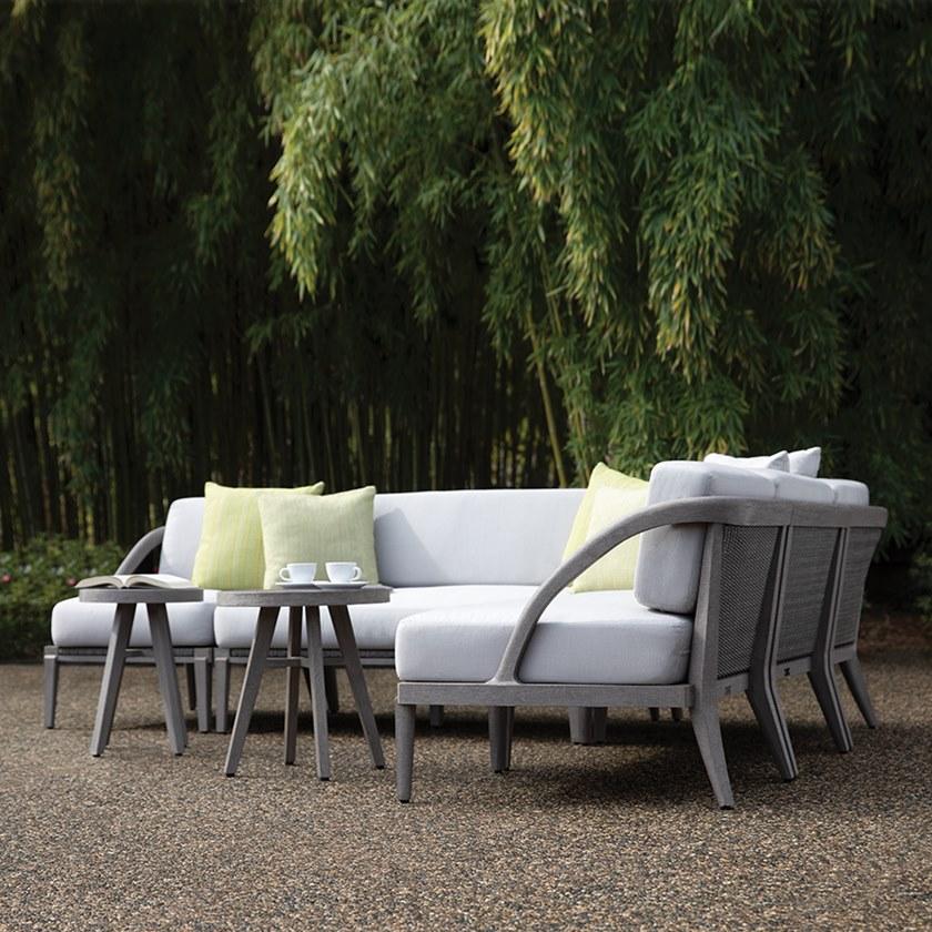 JANUS et Cie Круглый садовый столик из тика Rock garden sun-id-1368364 - Вид №6