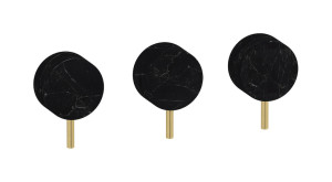 Встроенный смеситель для душа на 3 отверстия с двухходовым дивертером WE ARE IB mr410on_2 Natural Brass Marmo