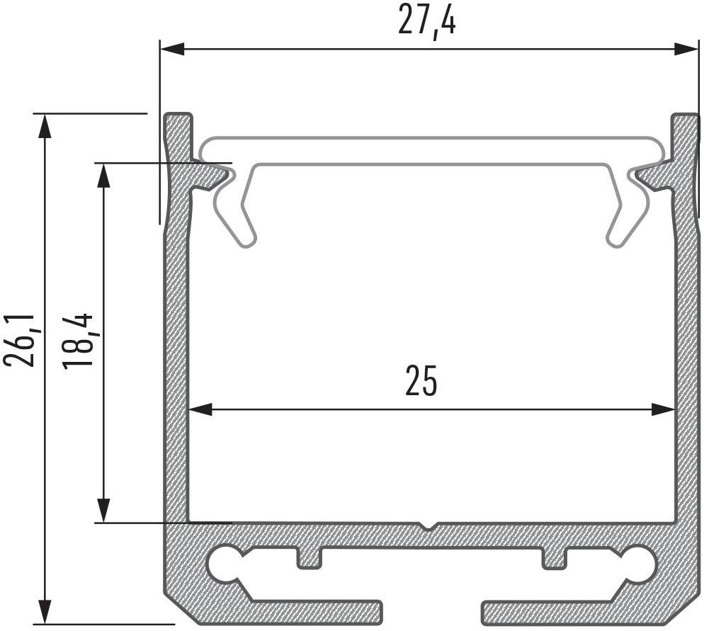 Lumines Lighting Линейный световой профиль для светодиодных модулей  10-0204-10  - Вид №5