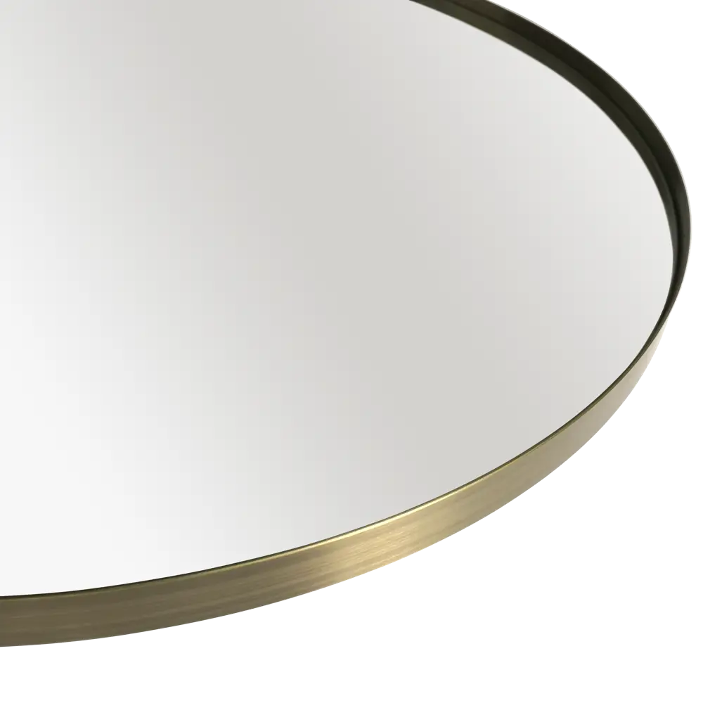 Зеркало декоративное KREAFORTA Glam круглое D61 см металл цвет золотистый STLM-2110479 - Вид №5