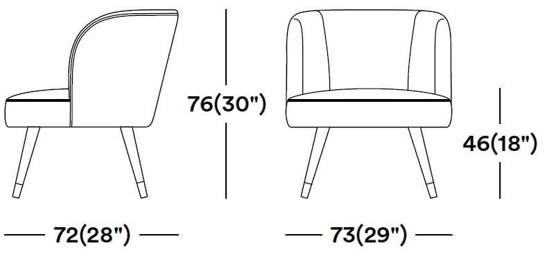 Tirolo Кресло из ткани Candy 061 p, 061 pl - Вид №9