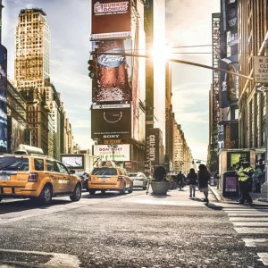 XXL4-008-Times-Square Фотообои Komar Into Illusions Edition 2 2.48х3.68 м