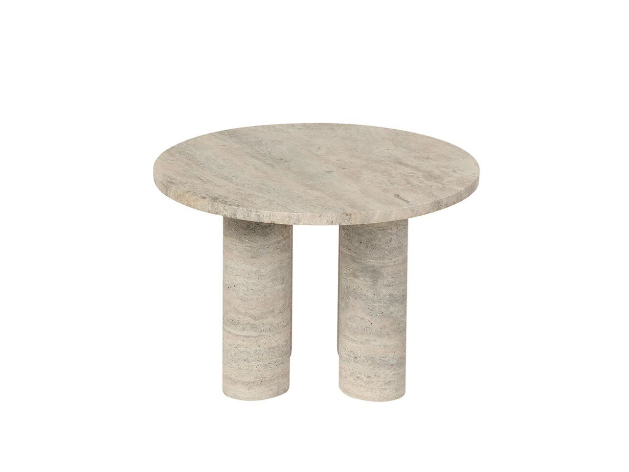 Травертин круглый журнальный столик blomus волос ARCH-00102249 - Вид №4