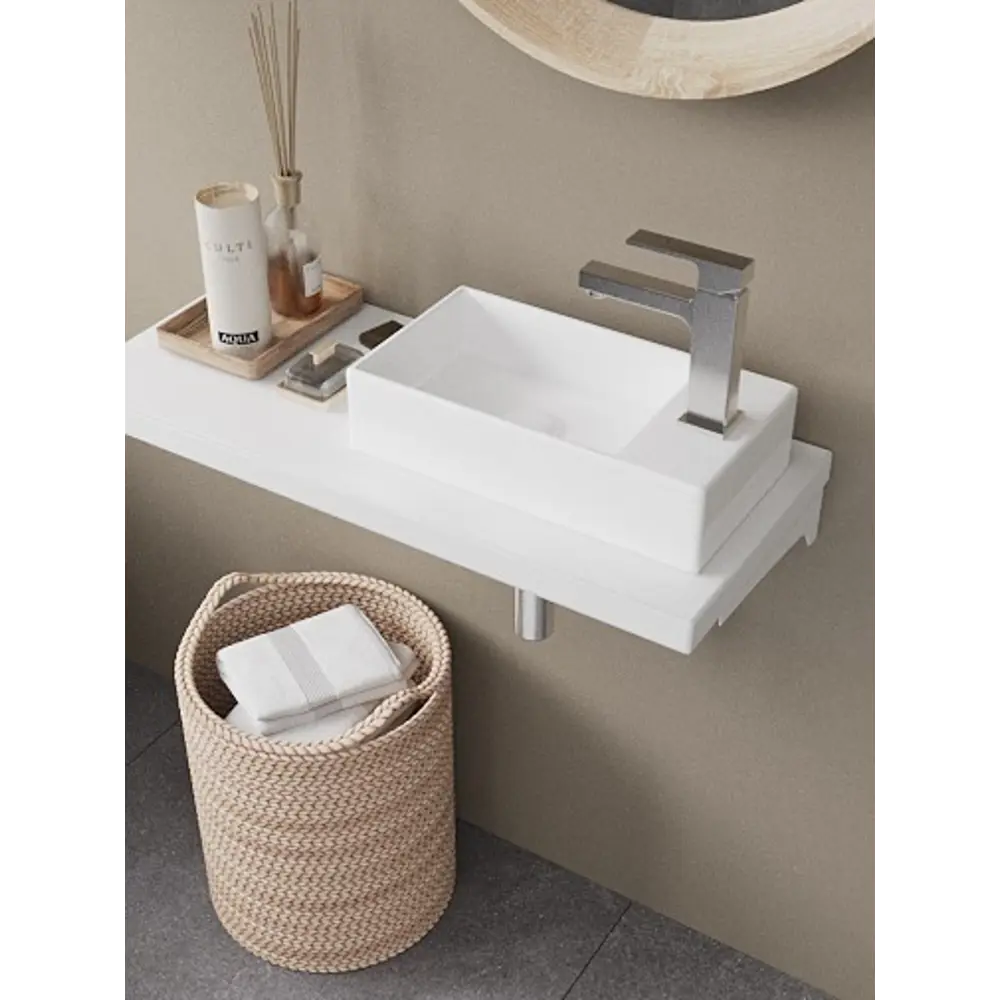 Мини-раковина Slim Mini W41 накладная на столешницу 41x22 см Santreyd STLM-2124668 - Вид №2