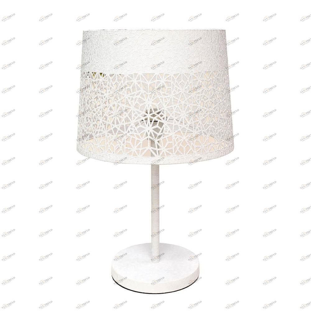 Лампа настольная белая Seven Fires "Карвед" 39102 SEVEN FIRES КАРВЕД 00-3907804 Белый 