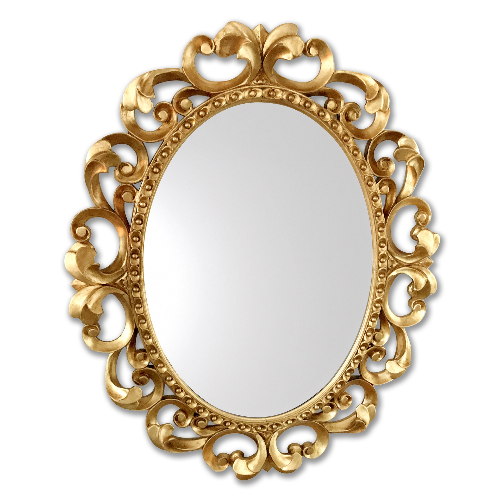 184OV 3SC Зеркало Daisy Oval Silver Leaf Classico Treesseci 3SC