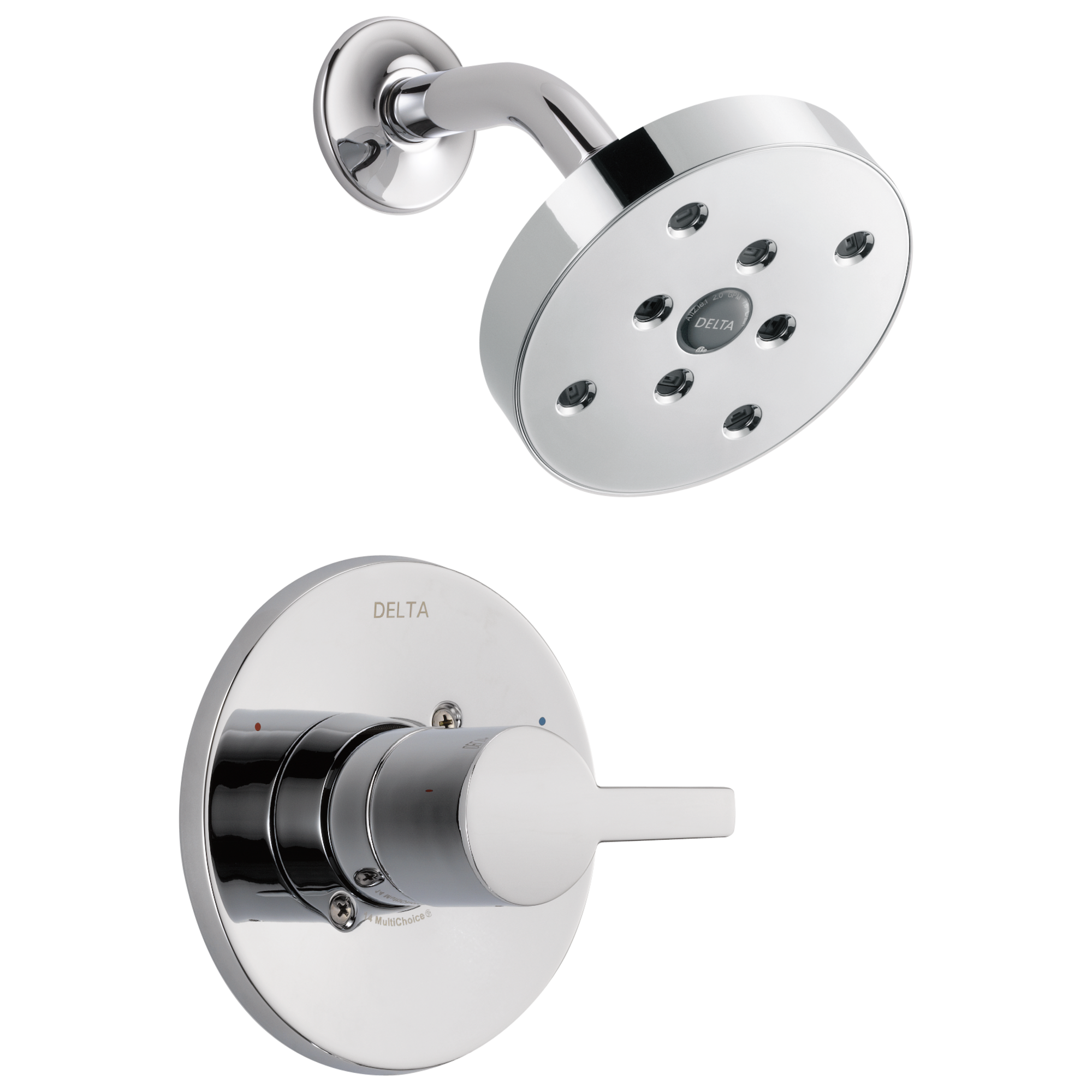 T14261 Накладка для душа Monitor® 14 серии H2Okinetic® Delta Faucet Compel Хром 