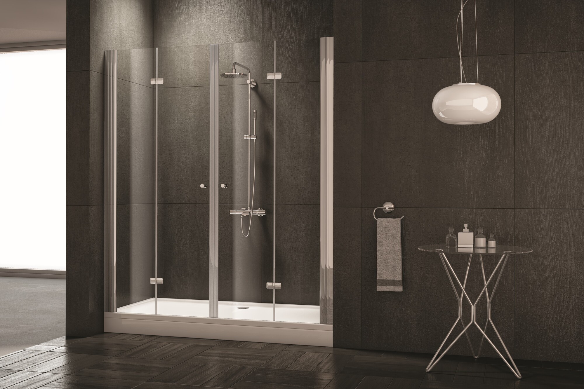 Душевая дверь в нишу Terra 00625  Словения Kolpa-San - Вид №1