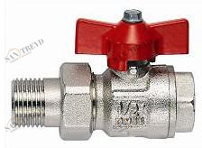 Кран шаровый 1/2 с нак.гайкой дрос (б) мод.098 098 ITAP 1811017