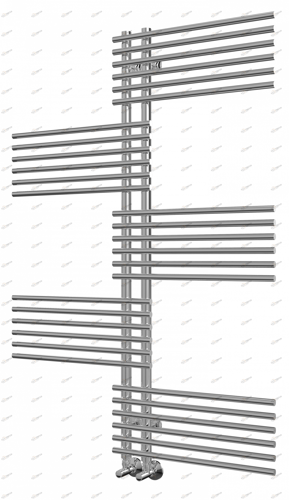 4620768886676 ЛЮКС Европа П30 500х1296 (6+6+6+6+6) Полотенцесушитель TERMINUS Нержавеющая сталь