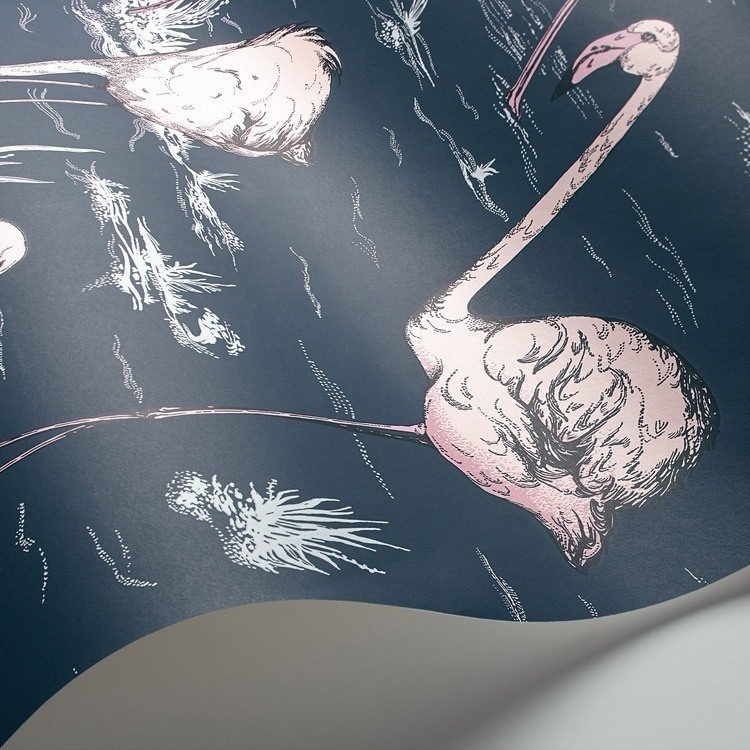 Traditional bathrooms Мотив обоев Фламинго Flamingos - Cole & Son  - Вид №5