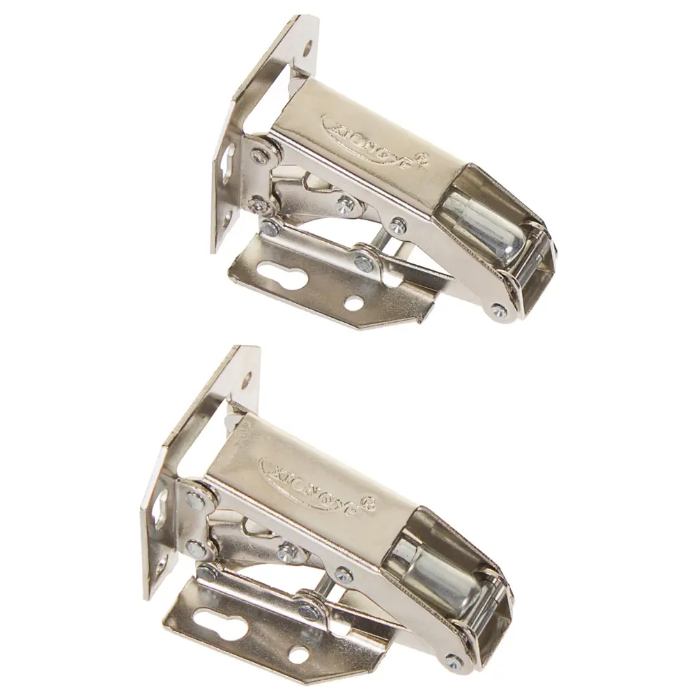 Петля мебельная быстрого монтажа Левша 105 мм сталь цвет цинк 2шт STLM-2007258 - Вид №1