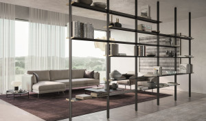 Книжный шкаф из металла