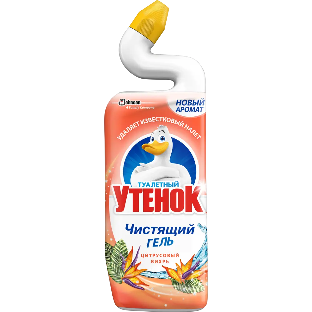 Чистящий гель для унитаза Туалетный утенок «Цитрусовый вихрь» 750 мл 82454615 STLM-2187049 