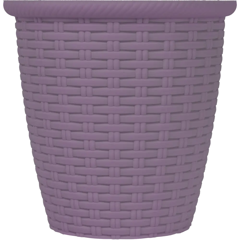 Кашпо ротанг ø328 мм 20 л морозная слива INGREEN STLM-2027257 - Вид №4