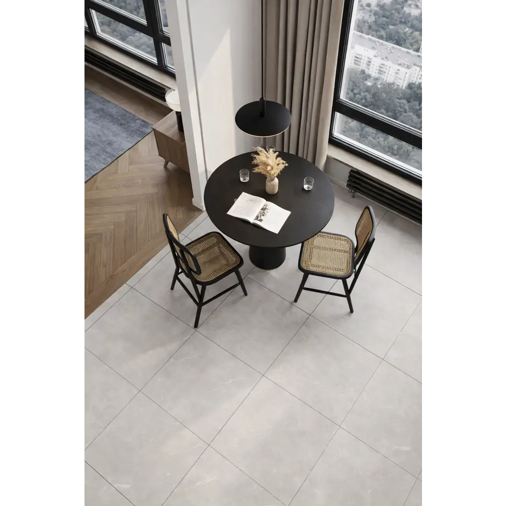 Глазурованный керамогранит Mystery White 60x60 см 1.44 м² матовый цвет серый Santreyd Eternal 2026 STLM-2068549 - Вид №3