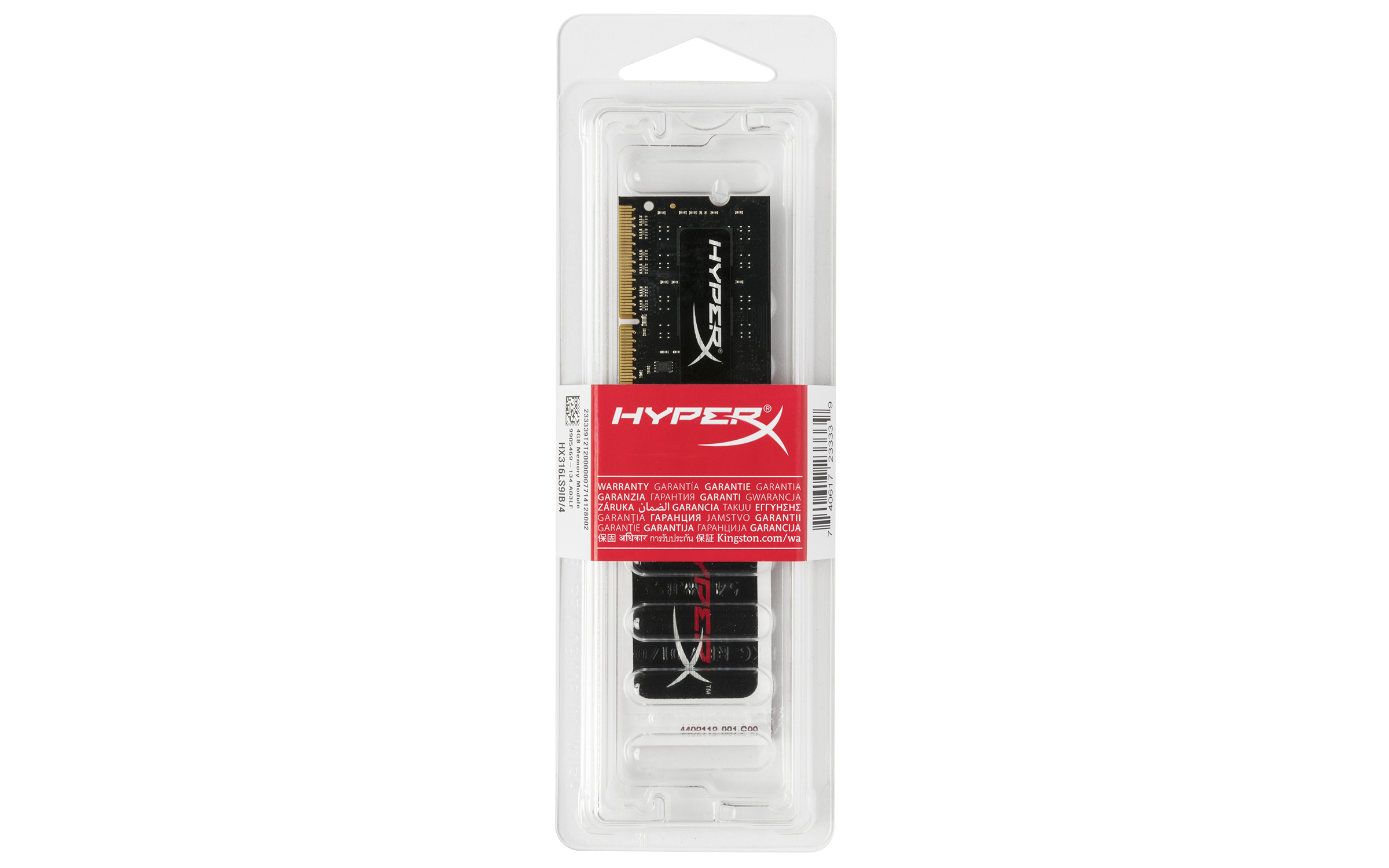 HX321LS11IB2/4 4gb 2133mhz ddr3l cl11 sodimm 1.35v hyperx impact Kingston Santreyd  - Вид №2