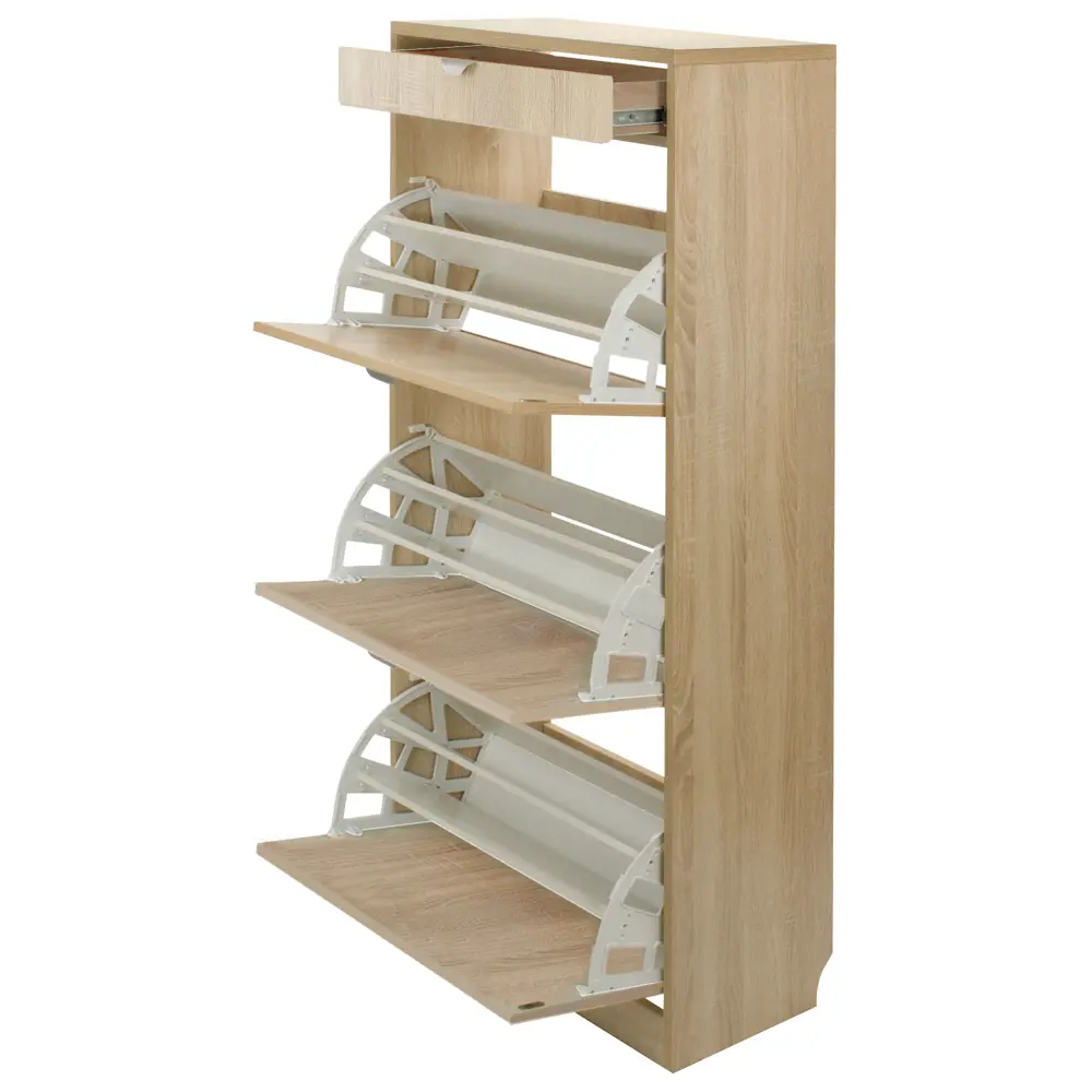 Каркас закрытой обувницы 63x144x30 см ЛДСП цвет дуб сонома Santreyd STLM-2125458 - Вид №4