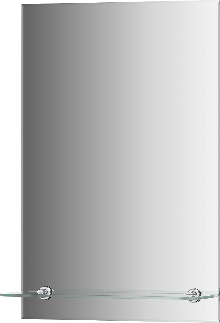 BY 0502 Зеркало с фацетом 5 mm и полочкой 40 cm EVOFORM Attractive