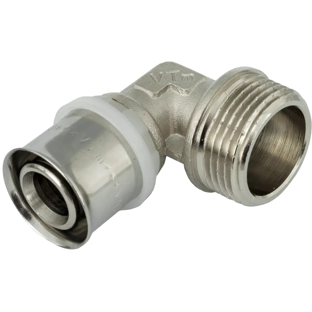 Угол комбинированный 90° Valtec 1"x26 мм НР никелированная латунь VTM.253.N.002606 STLM-2165944