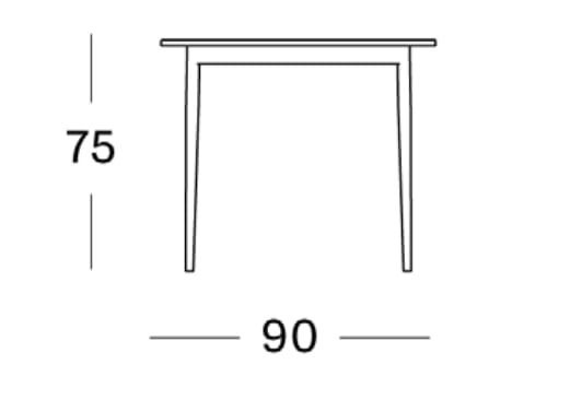 Керамический квадратный садовый стол Vincent sheppard MAX ARCH-00043259 - Вид №4