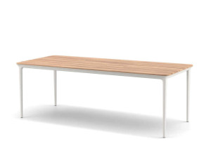 Прямоугольный садовый стол с тиковым верхом