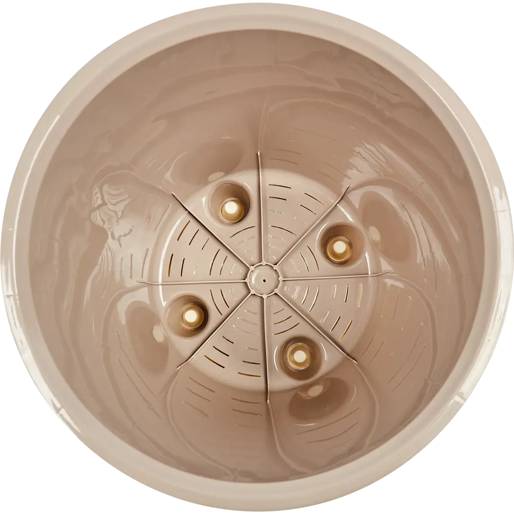 Горшок цветочный Ingreen London ø32 h29.5 см v15.7 л пластик сливочный STLM-2049044 - Вид №1