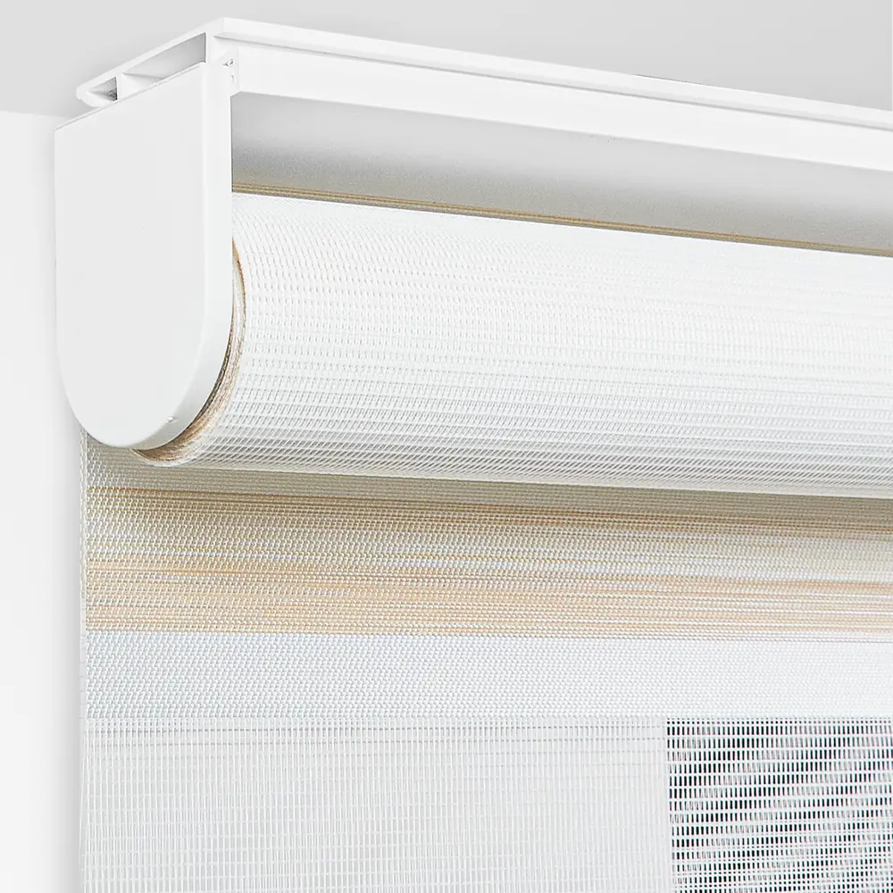 Штора рулонная день-ночь Лечче 55x160 см бежево-молочная MIAMOZA STLM-2113769 - Вид №3