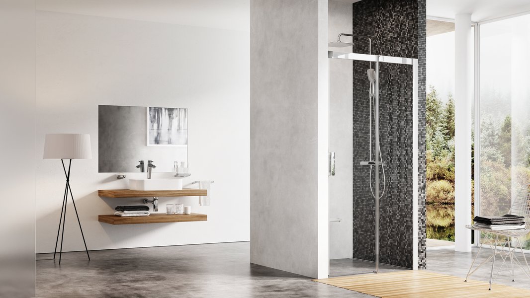 MSD2-120 R белая+транспарент Ravak 0WPG0100Z1 - Вид №1