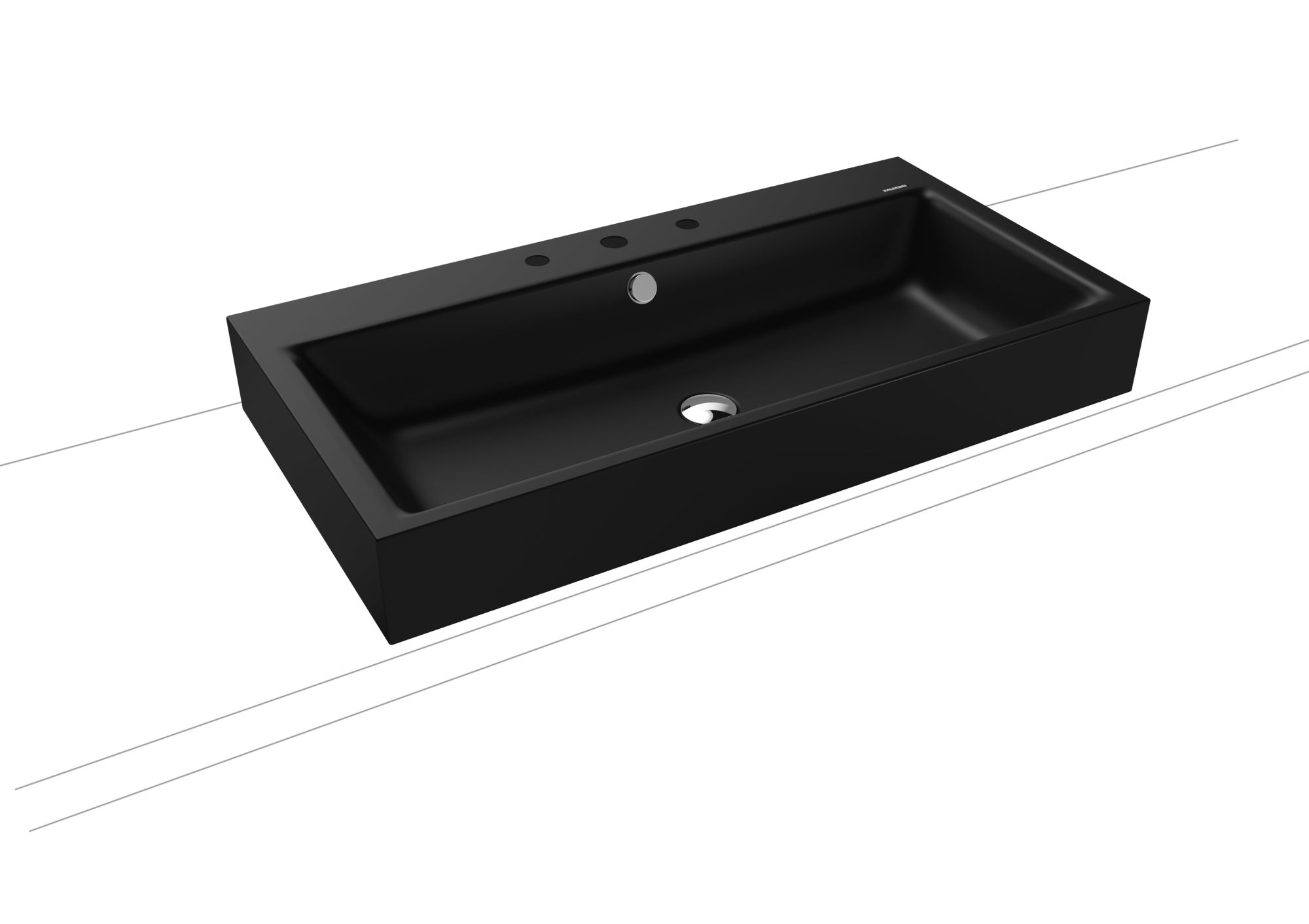 Умывальник KALDEWEI Сталь эмалированная 3158 282 холодный серый 90 31583060282 