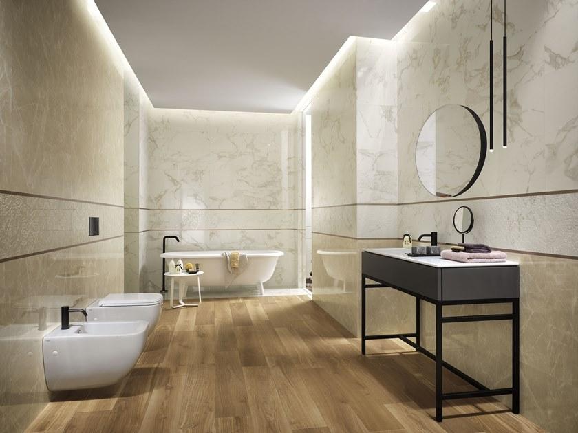 FAP ceramiche Белая плитка для стен с эффектом мрамора Roma classic sun-id-1365570 - Вид №1