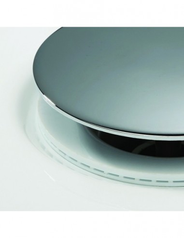 582800 000 00  Сифон для ванны Silencio, нижнее наполнение, с кабелем Л. 650мм, хром. Valentin Хром  - Вид №2