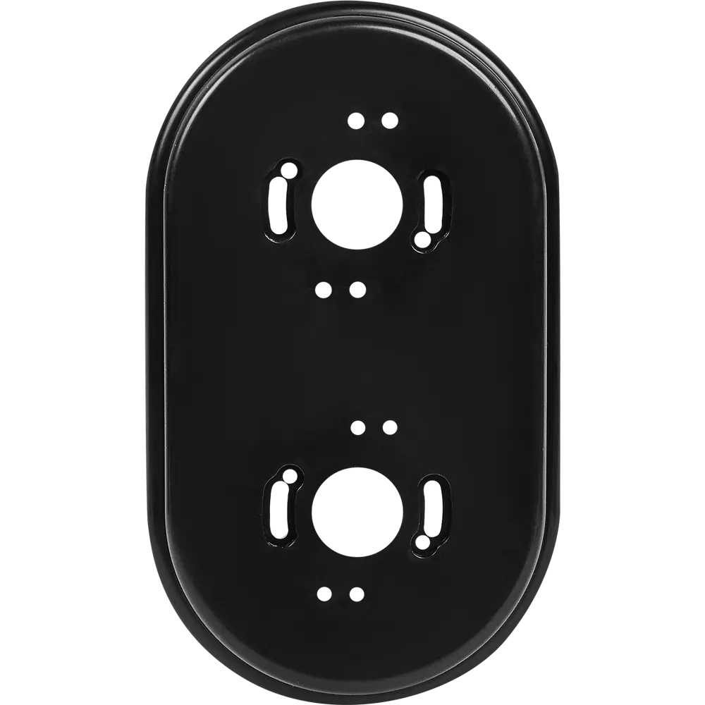 Рамка для розеток и выключателей Electraline 2 поста цвет черный Серия отсутствует STLM-2027512