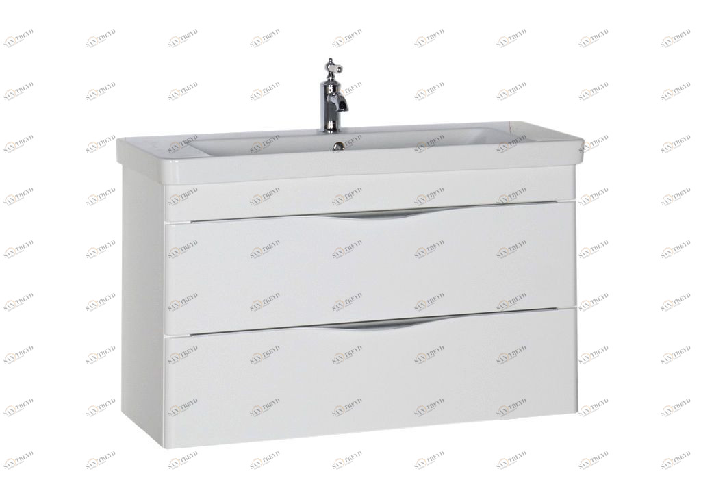 Тумба с раковиной Aquanet Орлеан 105 белый 0018308300182313