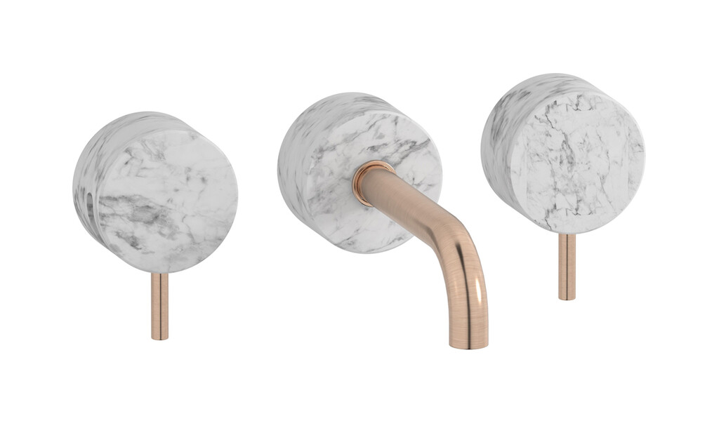 Смеситель встроенный для раковины WE ARE IB mr306sr_1 Brushed Rose Gold Marmo