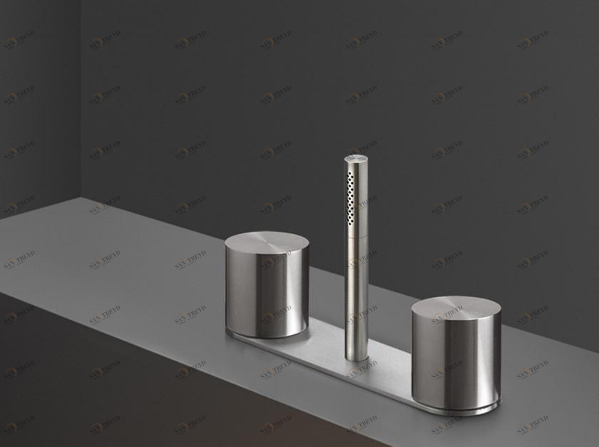 Ceadesign Набор из 2 смесителей для ванны с прогрессивной кромкой и ручным душем Opus Ops 27