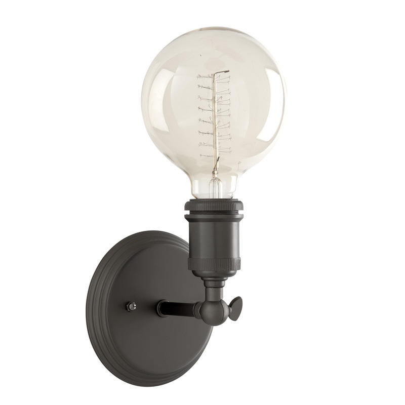 Бра Gates от Eichholtz 109099 EICHHOLTZ ПОД СТАРИНУ, ФОНАРЬ 059724 Бронза;прозрачный  - Вид №4