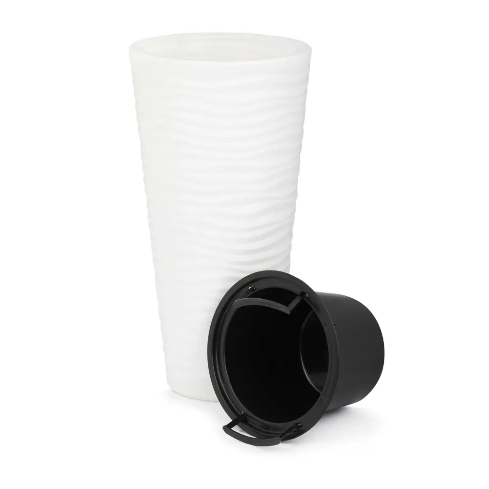 Кашпо Оазис ø29 h57.5 см v25 л пластик белый Santreyd STLM-2128601 - Вид №2