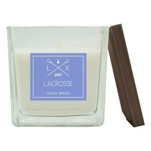 Свеча ароматическая в стекле "Океанский бриз" 8*8 см