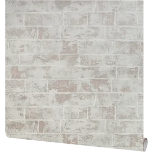 Обои флизелиновые Palitra Life Brick серые 1.06 м PL71412-14