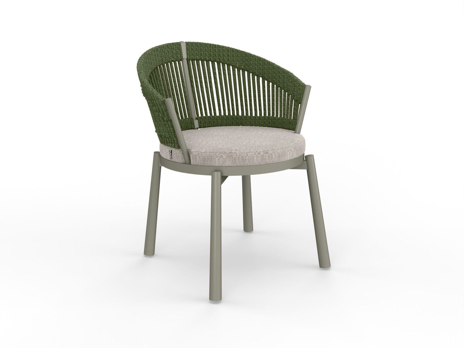 Веревочный и алюминиевый садовый стул с подлокотниками YAAZ Черепаха ARCH-00051144 - Вид №1