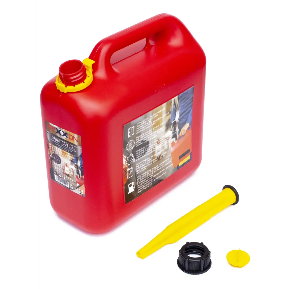 Канистра Rexxon для топлива 10 л, со шкалой и лейкой внутри STLM-2196084 - Вид №3