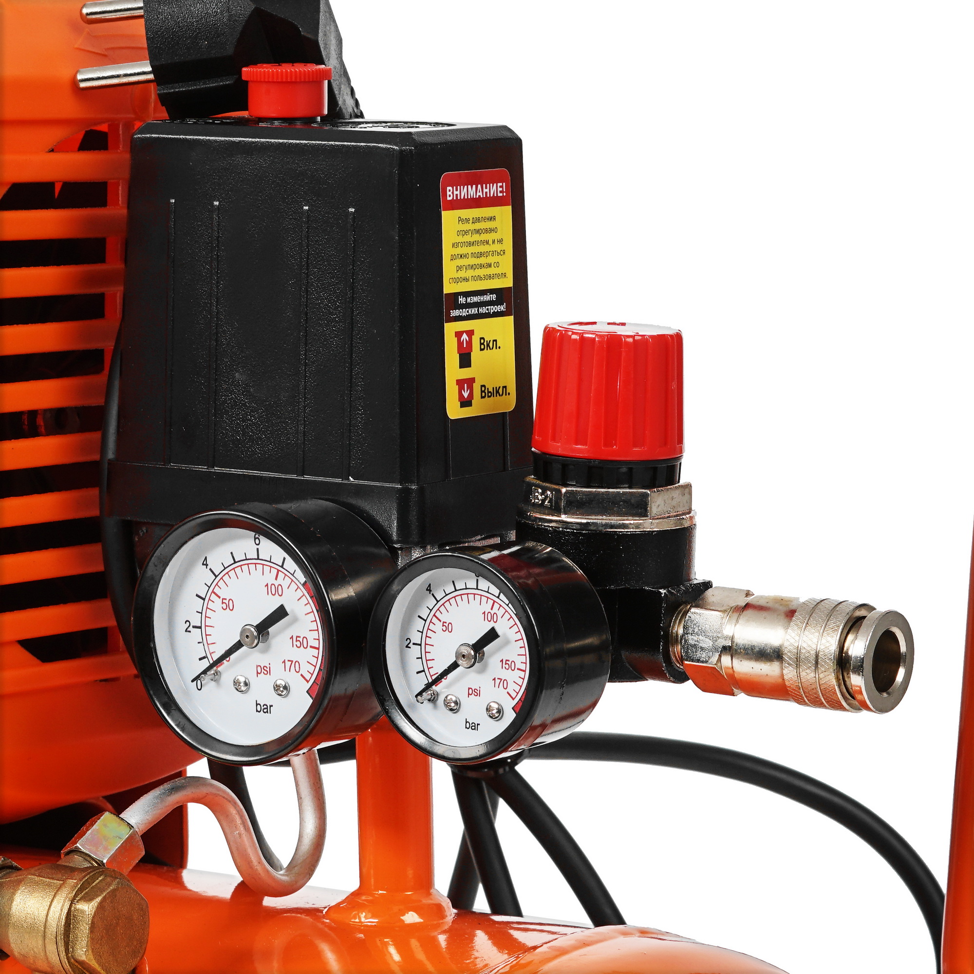 Компрессор поршневой масляный Кратон AC-260-24-DD 1201249 STDN-0120832 - Вид №4