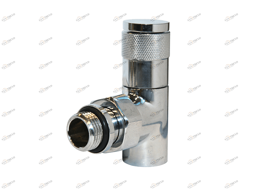 Вентиль ручной регулировки угловой, PIANO (хром), 1/2" Royal Thermo sun-id-645959