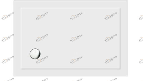 Поддон с угловым сливом 1000 x 760 мм [Z1166] zamori Burlington Z1166, ZL1, ZP1, Z1205 