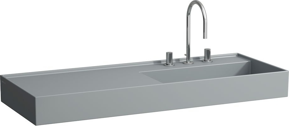 H8133330001121 Раковина, полочка слева, со специальным скрытым сливом LAUFEN PRO - Вид №8