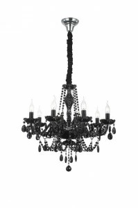 Подвесная люстра ST Luce Odilia SL642.403.08 черная ST LUCE ДИЗАЙНЕРСКИЕ, ODILIA 059528 Черный