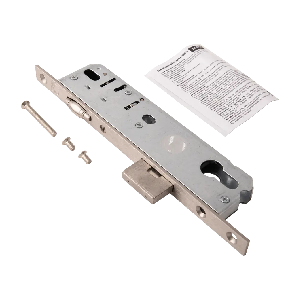 Врезной замок APECS 7000-30-R-NI для ПВХ-дверей 85203110 STLM-0059838 - Вид №1