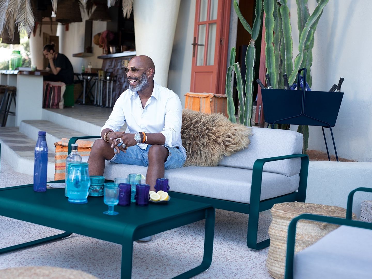 Прямоугольная стальная плантатор Fermob BASKET ARCH-00055624 - Вид №3